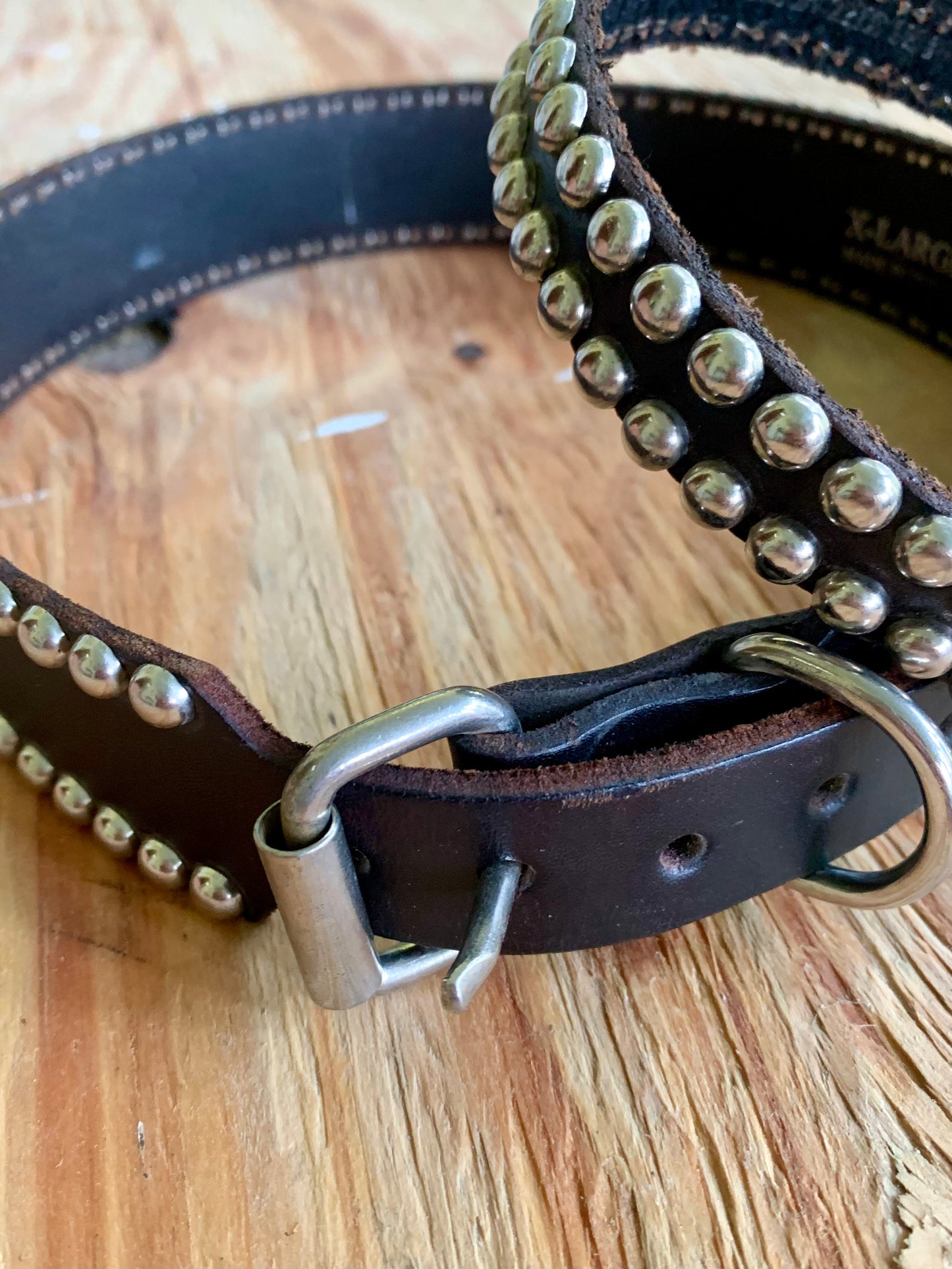 Studded Leather Dog Collar