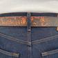 Wolf Pack Patterned Leather Belt