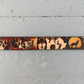 Wolf Pack Patterned Leather Belt