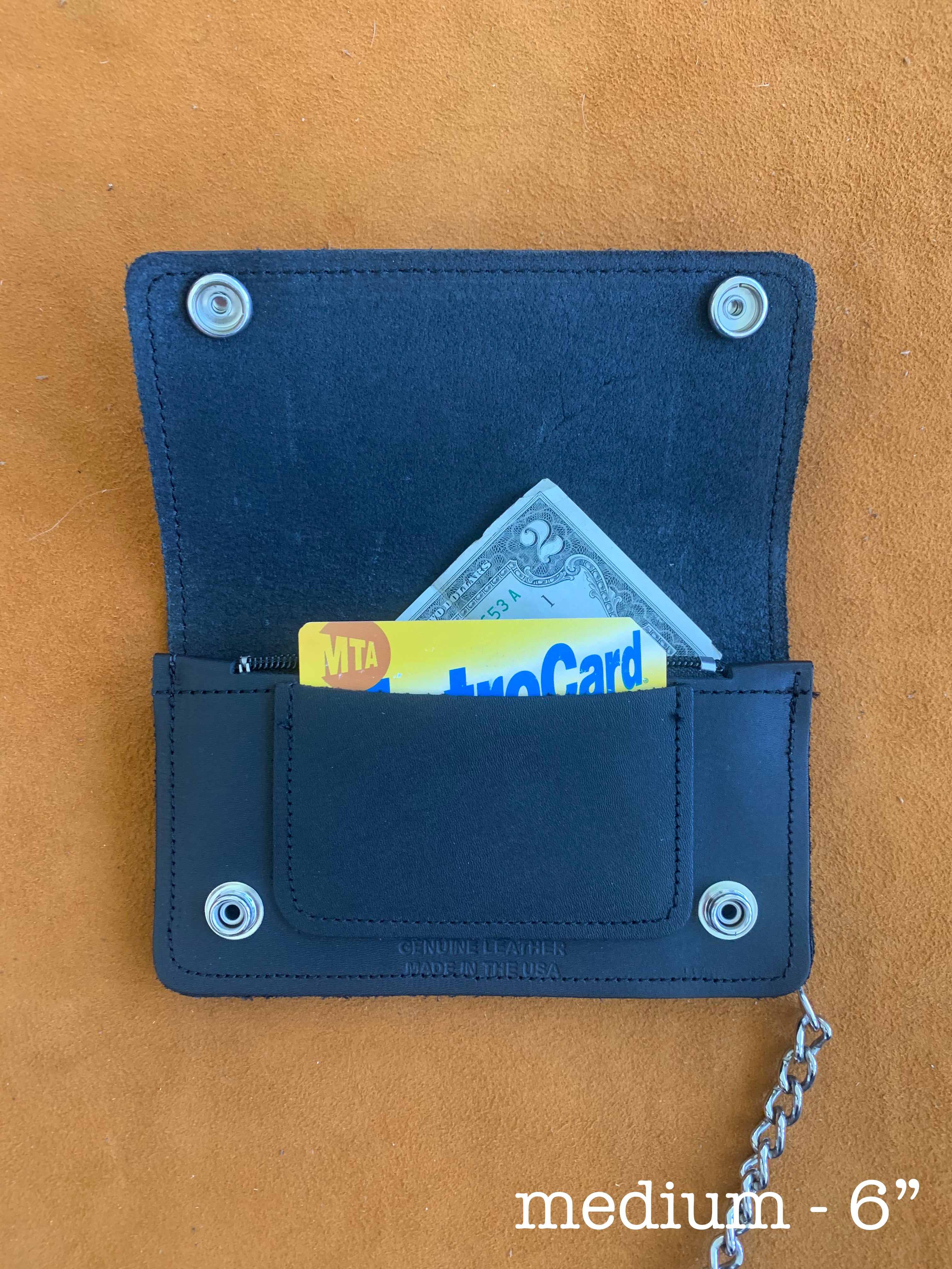 6 inch biker online wallet